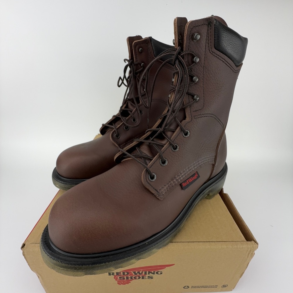 Red Wing 608 Supersole 8" Soft Toe Boot Mens 9D NIB